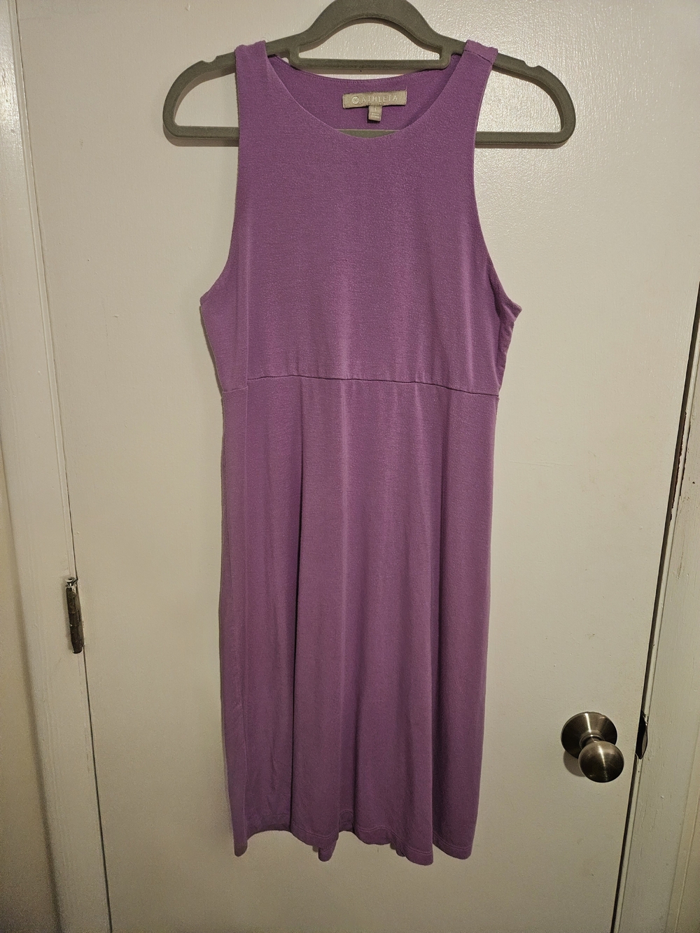 Athleta Sleeveless Lavender Midi Dress